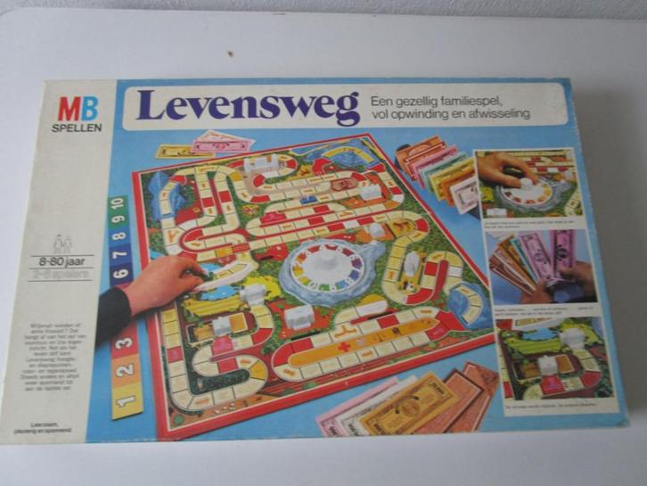 Levensweg, Hobby en Vrije tijd, Gezelschapsspellen | Bordspellen, Gebruikt, Ophalen of Verzenden