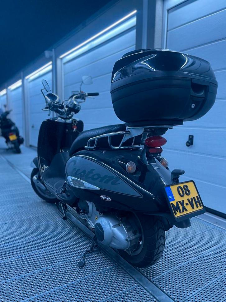 Aprilia Mojito Custom 125cc - A1 NL Kenteken, Fietsen en Brommers, Scooters | Aprilia, Gebruikt, Mojito of Habana, Benzine, Ophalen