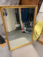 Gouden Spiegel met Ornamenten, Gebruikt, Ophalen of Verzenden, Minder dan 100 cm, Rechthoekig