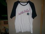 Heel zeldzaam T-shirt Dateq Vibe mengpaneel, Feel The Vibe !, Ophalen, Wit, Gedragen, Maat 56/58 (XL)