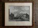 Gravure Kasteel Geerestein, Antiek en Kunst, Kunst | Etsen en Gravures, Ophalen of Verzenden