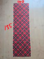 Kerst Tafelloper Rood Geruit 135x40 cm, Ophalen of Verzenden, Zo goed als nieuw