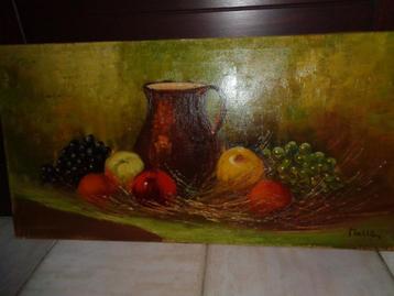 *Prachtige grote gesigneerde antieke schilderij beschikbaar voor biedingen