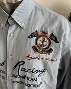 Arya boy overhemd blauw maat L/XL, Ophalen of Verzenden, Zo goed als nieuw, Blauw, Halswijdte 41/42 (L)