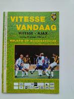 Vitesse - AJAX 27-10-1996 nr 7 officieel Programma, Verzenden, Zo goed als nieuw, Ajax