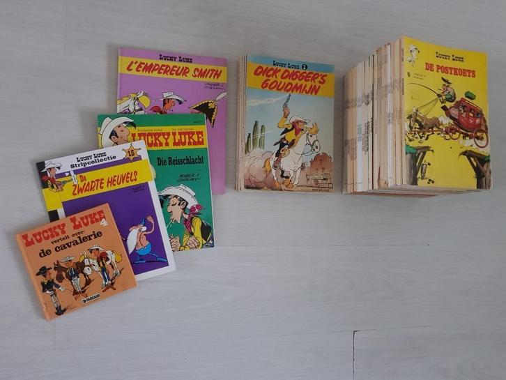 Lucky Luke, Boeken, Stripboeken, Gelezen, Meerdere stripboeken, Ophalen of Verzenden