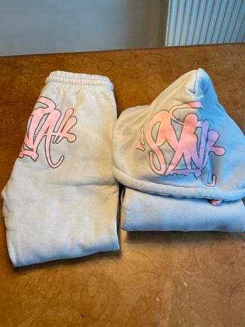 Syna Syna Tracksuit Lichtgrijs/Roze - Maat S beschikbaar voor biedingen