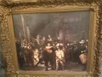 Rembrandt Schilderij - De Nachtwacht, Ophalen of Verzenden