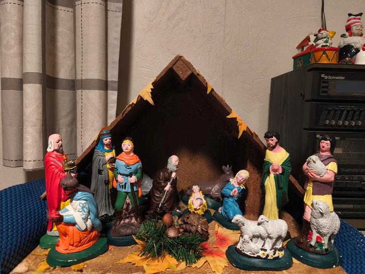 Mooie kerststal, Diversen, Kerst, Gebruikt, Ophalen of Verzenden