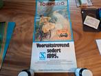 Vintage poster torpedo naven oldtimer fiets duomatic, Ophalen of Verzenden, Zo goed als nieuw, Overige typen