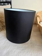 Hoge zwarte lampenkap, Huis en Inrichting, Lampen | Lampenkappen, Ophalen, Zo goed als nieuw, Rond