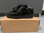 DL Sport veterschoenen / molières in zwart lak, mt 38, Ophalen of Verzenden, Zo goed als nieuw, Zwart, Sneakers of Gympen