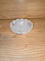 Vintage Melkglas Schaaltje met Rozen, Antiek en Kunst, Ophalen of Verzenden