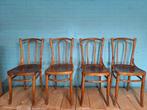 Vintage houten stoelen van Cosmos, Ophalen, Gebruikt, Bruin, Vier