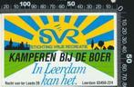 Sticker: SVR - Kamperen bij de boer - Leerdam, Verzamelen, Stickers, Overige typen, Ophalen of Verzenden, Zo goed als nieuw