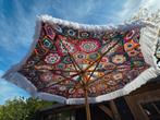 Gehaakte Parasol - Kleurrijk & Uniek!, Tuin en Terras, Parasols, Ophalen