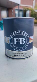 Farrow and ball - nr.296 - Dead flat - Rangwali, Doe-het-zelf en Verbouw, Minder dan 5 liter, Ophalen of Verzenden, Zo goed als nieuw