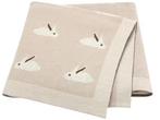 Il Bambini - Beige babydeken met konijntjes, Ophalen of Verzenden, Nieuw, 100 cm of meer, Deken