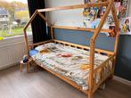 Bedhuis hout 90x200 kind, Kinderen en Baby's, Kinderkamer | Bedden, Ophalen of Verzenden, Zo goed als nieuw, 180 cm of meer, 85 tot 100 cm