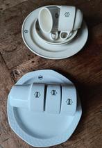 Servies AVEBE 2 x bord 3 x beker 2x kop Mosa  Feltmann, Ophalen of Verzenden