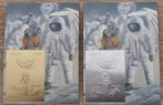 ABHAZIA SPACE APOLLO II 2 BLOCKSGOLD &SILVER PERFORED MNH, Verzenden, Postfris, Midden-Oosten