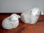 2 leuke aardewerk / stenen schapen, Ophalen of Verzenden, Zo goed als nieuw, Dier