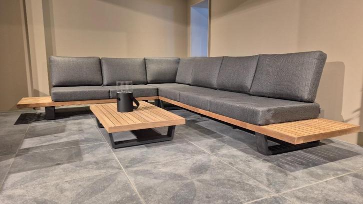 Emerald 4 Seasons loungeset, Tuin en Terras, Tuinbanken, Nieuw, Hout, Ophalen of Verzenden