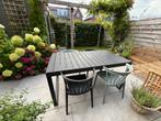Fraaie tuintafel van kunstof en aluminium - onderhoudsvrij, Ophalen, Gebruikt, Rechthoekig, Kunststof