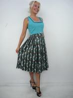 *Abfab Vintage Dirndl Jurk 40*, Maat 38/40 (M), Altenerdinger Trachten, Blauw, Ophalen of Verzenden