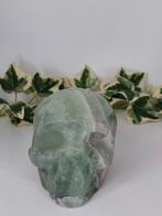 Zware Groene fluoriet skull., Ophalen of Verzenden, Mineraal
