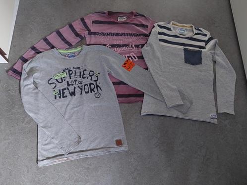 Vingino 3x longsleeve shirt m 14 =164-170, Kinderen en Baby's, Kinderkleding | Maat 164, Gebruikt, Jongen, Shirt of Longsleeve