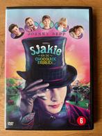 DVD Sjakie en de chocoladefabriek - Johnny Depp, Avontuur, Ophalen of Verzenden, Zo goed als nieuw, Vanaf 6 jaar