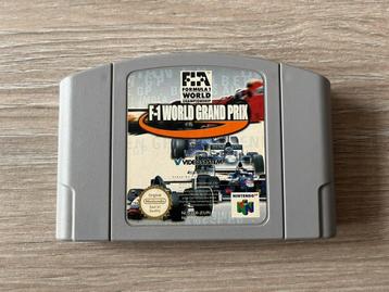 F-1 World Grand Prix voor de Nintendo 64. beschikbaar voor biedingen