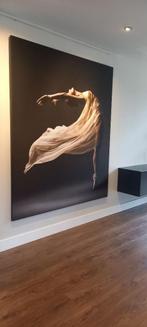 Ballerina-Wisseldoek-Art frame-160x190 cm-Beige-Zwart- Nieuw, Nieuw, Overige typen, Ophalen of Verzenden, 125 cm of meer