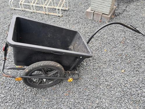 Fiets- en handkar ineen met uitneembare bak, Fietsen en Brommers, Fietsaccessoires | Aanhangers en Karren, Gebruikt, Ophalen