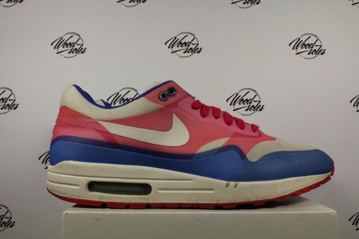 Nike Air Max 1 Hyperfuse Pink Hyper Blue - 44,5, Kleding | Heren, Schoenen, Gedragen, Blauw, Verzenden