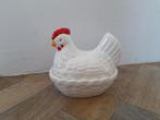 Vintage porseleinen hen op nest bonbonnière schaal, Ophalen of Verzenden, Zo goed als nieuw