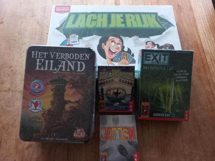 spellen, escaperooms, nieuw in verpakking, Hobby en Vrije tijd, Gezelschapsspellen | Kaartspellen, Nieuw, Ophalen of Verzenden