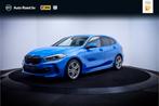 BMW 1-serie 118iA M-SPORT High Executive FULL LED | CARPLAY, Gebruikt, Blauw, Leder en Stof, Origineel Nederlands