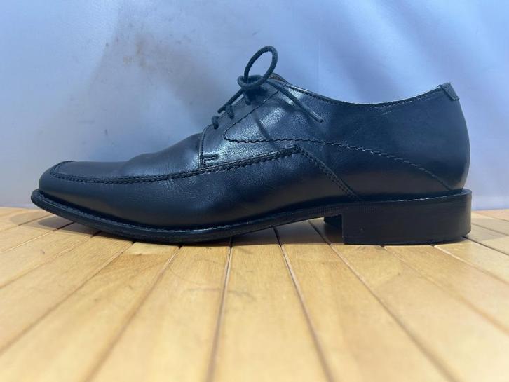 Nico Nerini, maat 43 klassieke zwarte veterschoenen, Kleding | Heren, Schoenen, Zo goed als nieuw, Veterschoenen, Zwart, Ophalen of Verzenden