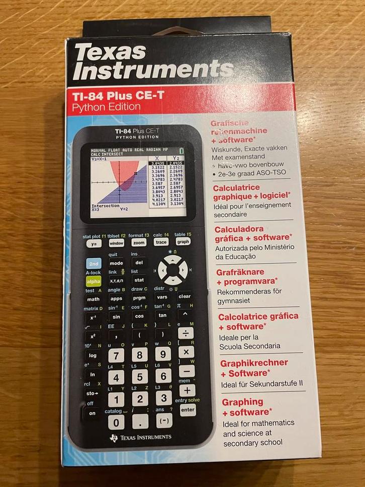 Texas Instruments Grafische rekenmachine TI-84 Plus CE-T, Diversen, Rekenmachines, Grafische rekenmachine, Ophalen of Verzenden