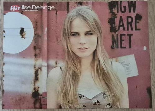 Mooie poster ILSE DELANGE (HITKRANT), Verzamelen, Posters, Zo goed als nieuw, Muziek, A4 of kleiner, Rechthoekig Liggend, Ophalen of Verzenden