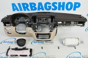 Airbag set - Dashboard bruin beige stiksel Mercedes GLE beschikbaar voor biedingen