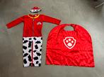 Paw patrol Marshall pakje maat 3 / 4 jaar cape masker en pak, Ophalen of Verzenden, Zo goed als nieuw, Jongen of Meisje