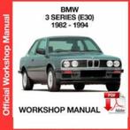 BMW 3 serie E30 1984 -1990 Workshop manual op DVD in PDF, Verzenden