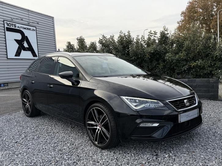 SEAT León ST 1.4 TSI FR ACC|Carplay|Camera|DCC Zwart, Auto's, Seat, Bedrijf, Te koop, Leon, ABS, Achteruitrijcamera, Adaptive Cruise Control