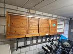 Wandkast met schuifdeuren hout, Huis en Inrichting, Kasten | Wandmeubels, Ophalen, 250 tot 300 cm, Gebruikt, Minder dan 100 cm