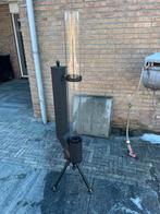 Terraskachel op pellets tuinhaard flame heater, Tuin en Terras, Ophalen, Zo goed als nieuw