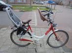 Gazelle moederfiets met twee kinderzitjes, Fietsen en Brommers, Fietsen | Dames | Moederfietsen, 2 zitjes, Verzenden, 56 cm of meer