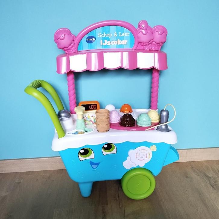 VTech - Schep & Leer IJscokar - Educatief Babyspeelgoed, Kinderen en Baby's, Speelgoed | Vtech, Gebruikt, 2 tot 4 jaar, Ophalen